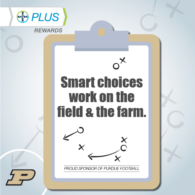 BayerCropProUS's tweet image. Let’s hear it for #Purdue football!

#BayerPLUS is a proud sponsor of @BoilerFootball. Be sure to #BoilerUp for the #OldOakenBucket game on Saturday! 🚂