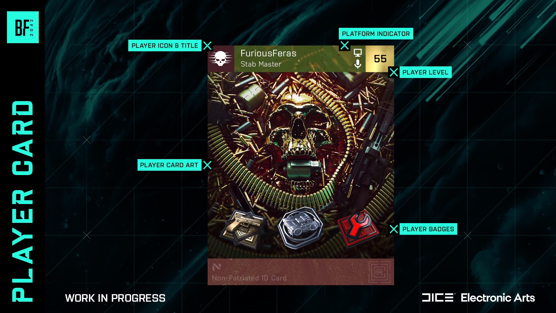 Non-patriated Id Card Battlefield