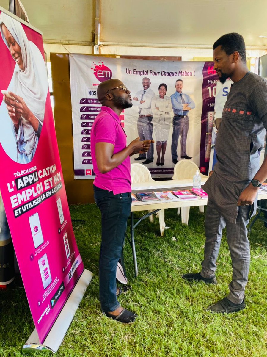 emploietmoi's tweet photo. Retrouvez #EMPLOIETMOI au #Facej #Sugu
Une opportunitée pour vous tous de découvrir la diversité des produits et #services créés par les jeunes maliens et maliennes provenant des régions de Koulikoro, District de Bamako, Ségou, Sikasso, Tombouctou, Mopti et Kayes. https://t.co/2KMeubu1Rs
