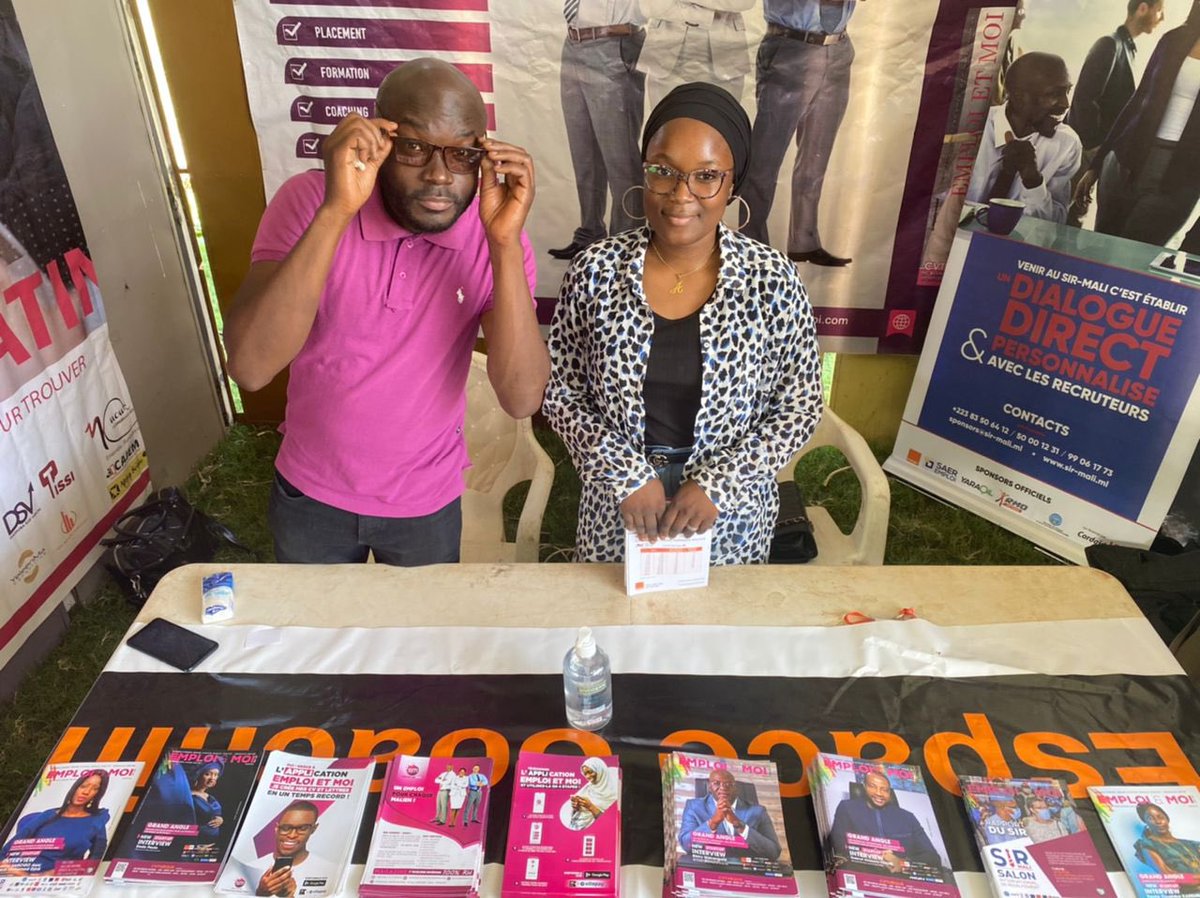 emploietmoi's tweet photo. Retrouvez #EMPLOIETMOI au #Facej #Sugu
Une opportunitée pour vous tous de découvrir la diversité des produits et #services créés par les jeunes maliens et maliennes provenant des régions de Koulikoro, District de Bamako, Ségou, Sikasso, Tombouctou, Mopti et Kayes. https://t.co/2KMeubu1Rs
