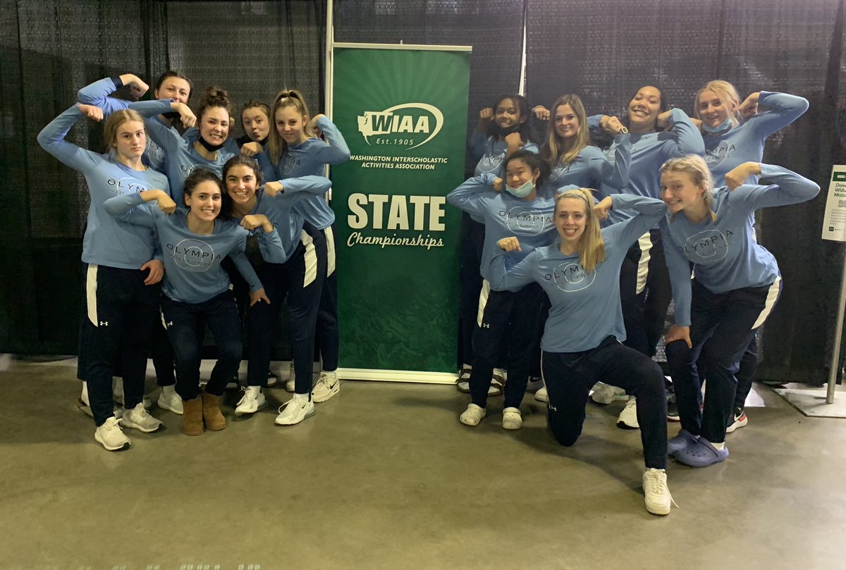 These ladies are headed to the last day of the state tournament . After a disappointing loss to Gonzaga prep , they came back with a 3 game sweep of Kennedy catholic . Match at 1145 today .