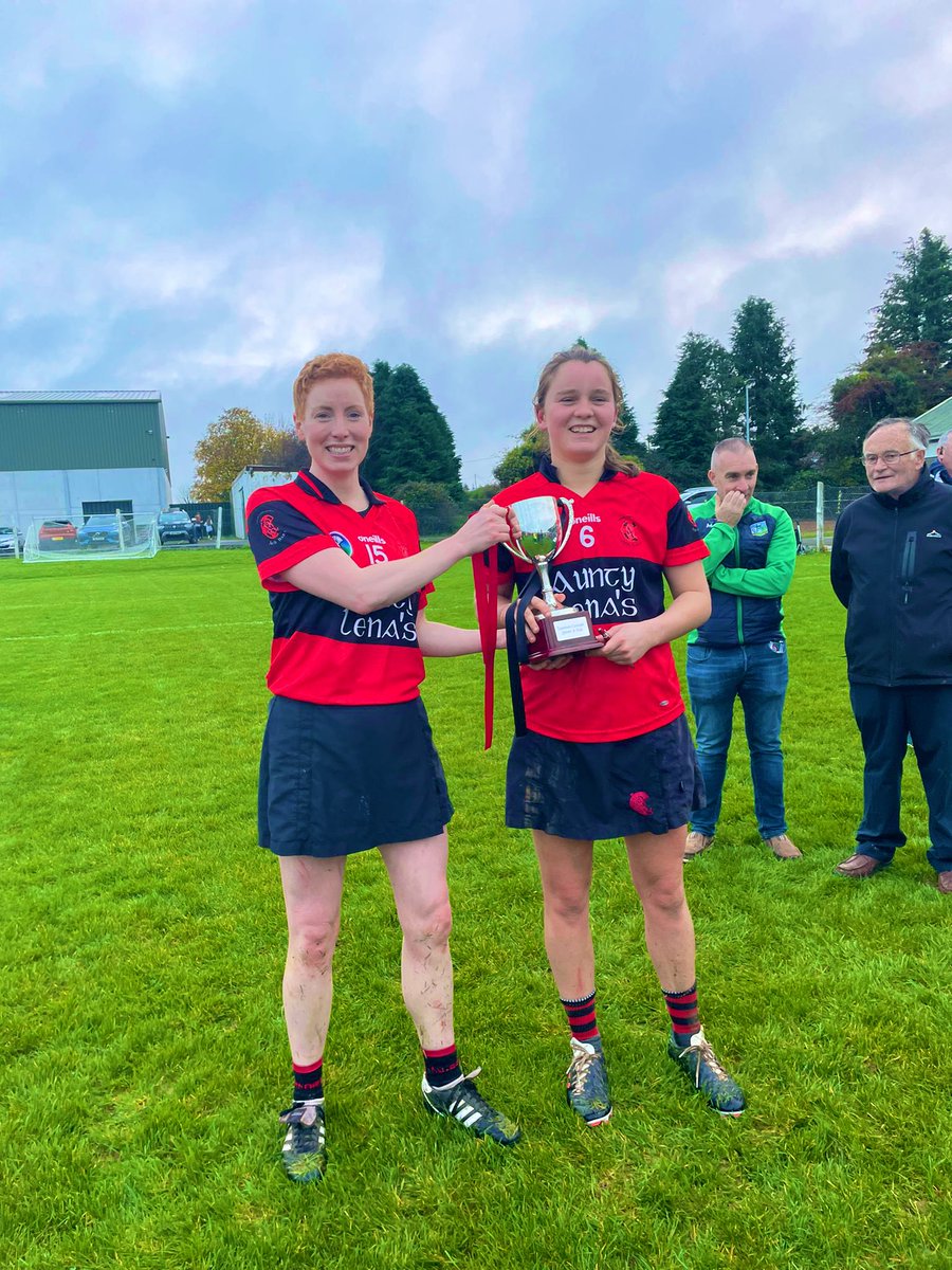 After her wonderful defensive display today, <a href="/SophieOCallagh5/">Sophie O Callaghan</a> was presented the MOTM award by sponsor Pat Ryan. 

Also pictured is fabulous chairperson <a href="/GraceMcNamara6/">Grace McNamara</a> who had a great game at corner forward &amp; presented ref John O’Donnell with his referee’s medal 🏅