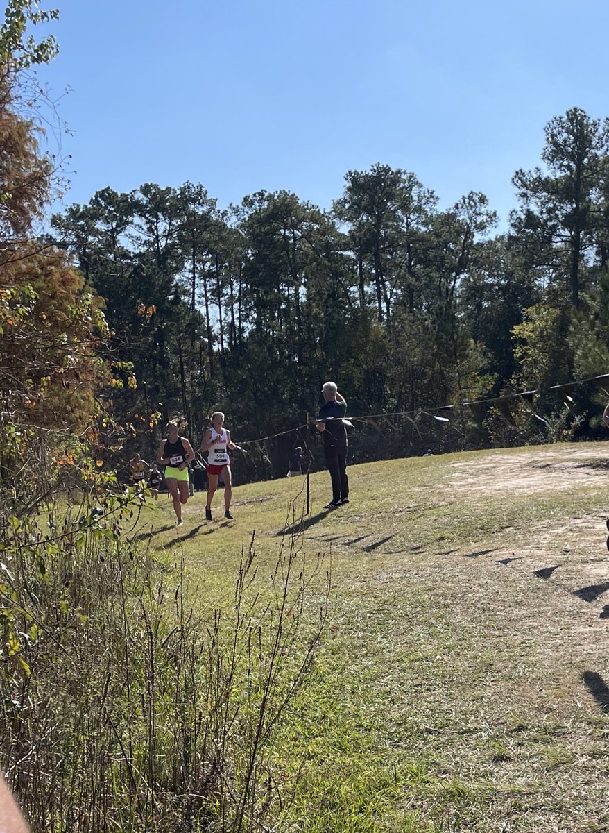 Amanda H. racing in the Girls Championships at Nike South! #gobears #uaxc