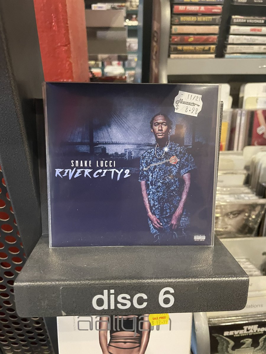 HomersMusicNE's tweet photo. Now carrying area hip-hop artist @SnakeLucci recent release River City 2. You can preview it on a listening station in our hip-hop section starting today. Open until 9PM tonight. https://t.co/GzQxJS05ph