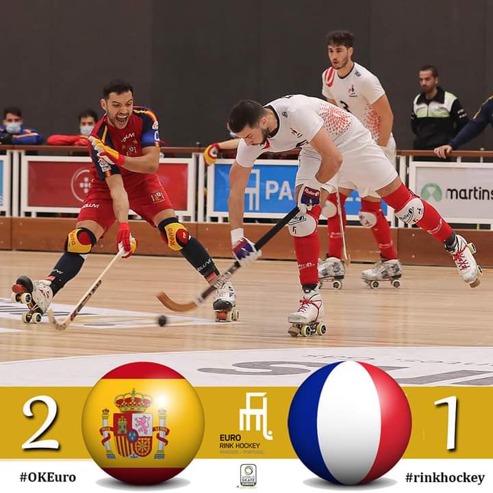 💥𝕃𝕒 𝔽𝕣𝕒𝕟𝕔𝕖 𝕖𝕤𝕥 𝕧𝕚𝕔𝕖-𝕔𝕙𝕒𝕞𝕡𝕚𝕠𝕟𝕟𝕖 𝕕'𝔼𝕦𝕣𝕠𝕡𝕖 

Après avoir mené au score, la France 🇨🇵 s'incline malheureusement 2️⃣ - 1️⃣ en finale des Championnats d'Europe !

📷 <a href="/wserinkhockey/">WSE Rink Hockey</a>

#EspritFrance | #ffrollerskateboard