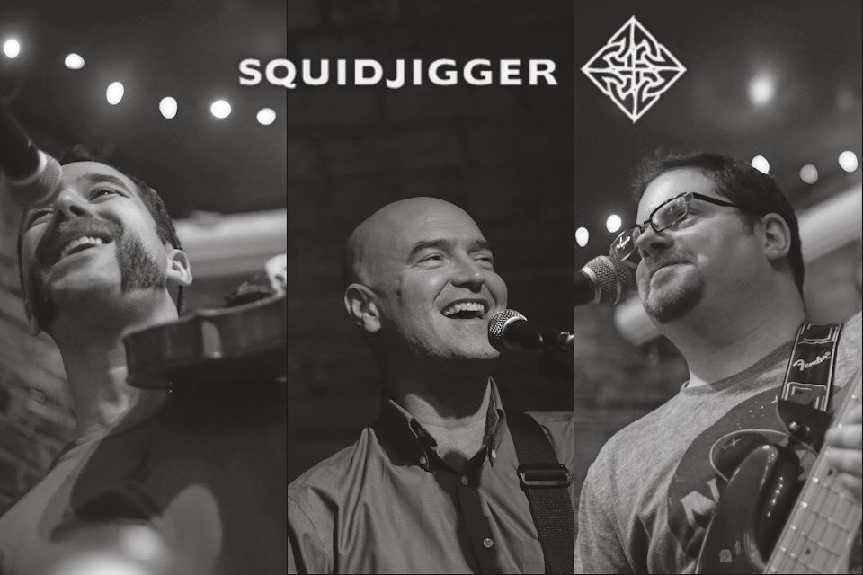 SquidjiggerBand's tweet photo. We’ll be starting at Kelly’s Orchard in Pointe-Claire in just a few hours! First gig in 21 months. 😮 https://t.co/TflwLJ3juL