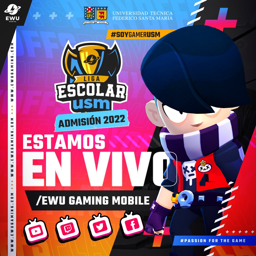 EWU⚡️Gaming (@ewugamingmobile) on Twitter photo 🔊Estamos En Vivo 💣🔥💥
🔥GRAN FINAL🔥
⚡️Liga Escolar <a href="/AdmisionUSM/">Admisión USM</a> ⚡️
🎙Acompaña a <a href="/VirginiaBurgosh/">FS Vir</a> y <a href="/nyuR__/">Mattis Castelli</a> en la última Guerra 💣🧨💥
📺 youtu.be/SseOtwc5abY
🎥twitch.tv/ewugaming 🔊Estamos En Vivo 💣🔥💥
🔥GRAN FINAL🔥
⚡️Liga Escolar <a href="/AdmisionUSM/">Admisión USM</a> ⚡️
🎙Acompaña a <a href="/VirginiaBurgosh/">FS Vir</a> y <a href="/nyuR__/">Mattis Castelli</a> en la última Guerra 💣🧨💥
📺 youtu.be/SseOtwc5abY
🎥twitch.tv/ewugaming