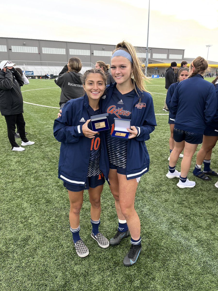 What a run for the Aztecs Women’s Soccer team. RUNNER-UP at the NJCAA Division II National Tournament. Congrats to Caitlyn Maher (Catalina Foothills HS) and Delaney Buntin (Cienega HS), who were named to the All-Tournament team. #PimaSoccer #AztecTough #NJCAANationalFinal