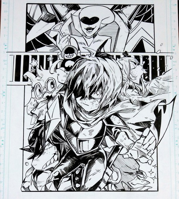 少年漫画っぽいデルタルーン☺️🌸
#DELTARUNE 