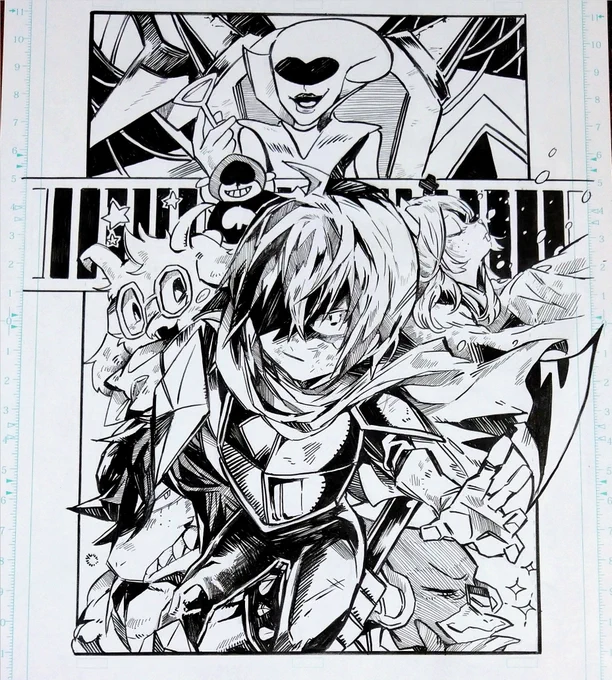 少年漫画っぽいデルタルーン☺️🌸
#DELTARUNE 