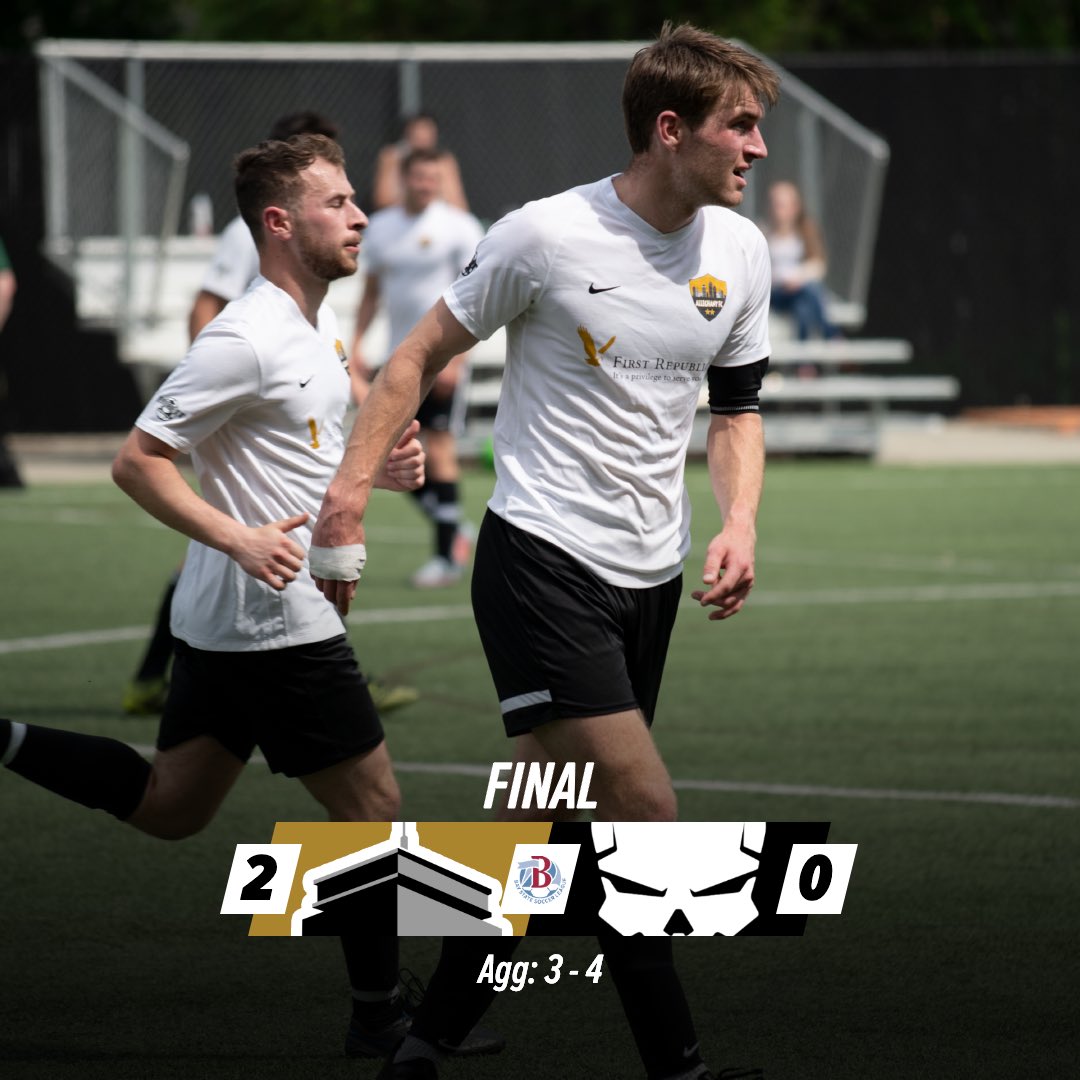 AlleghanyFC's tweet photo. Alleghany beat Providence City 2-0 for the first time in club history, but unfortunately fell short in the journey for promotion (Agg. 3-4). Tough one to swallow but our heads are held high after a dominant performance today, we had multiple chances to bring it home. https://t.co/kRGMPzcX6k