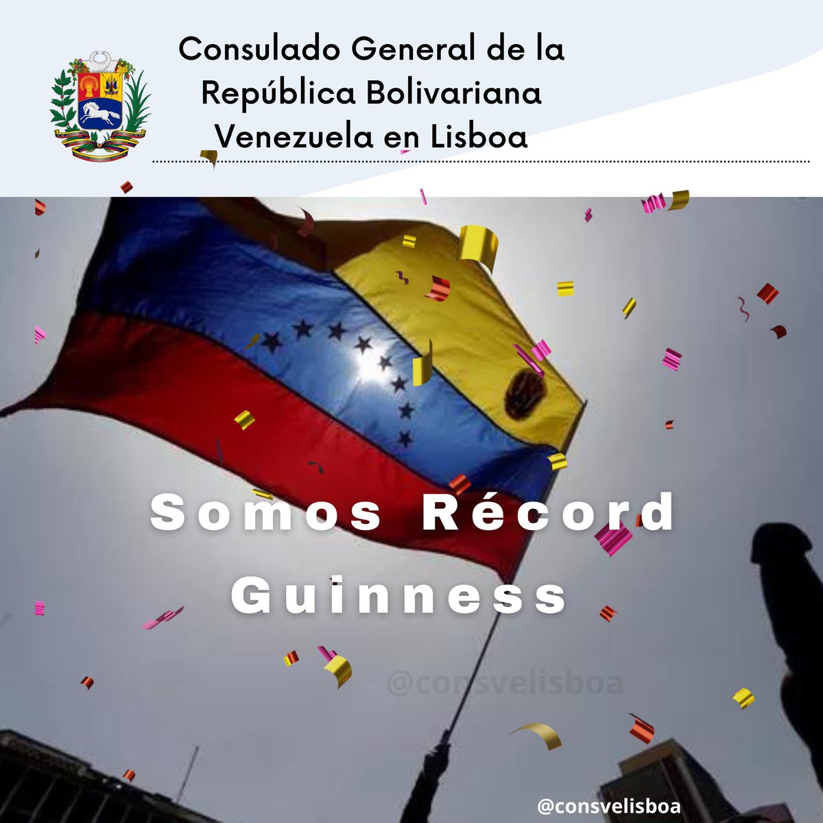 conslisboa_ve's tweet photo. Somos Récord Guinness #LaOrquestaMasGrandeDelMundo  FELICIDADES #VENEZUELA #20Noviembre https://t.co/ZMEXZeKaxR
