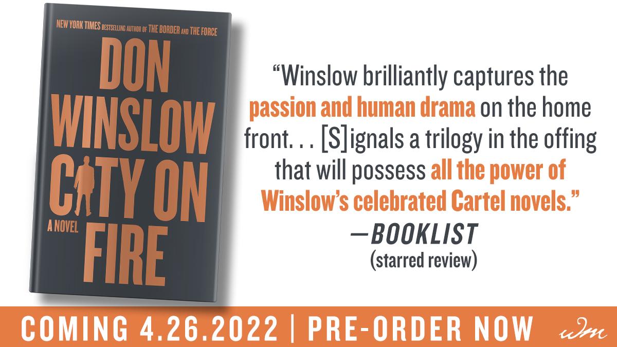 Don Winslow (@donwinslow) on Twitter photo 
