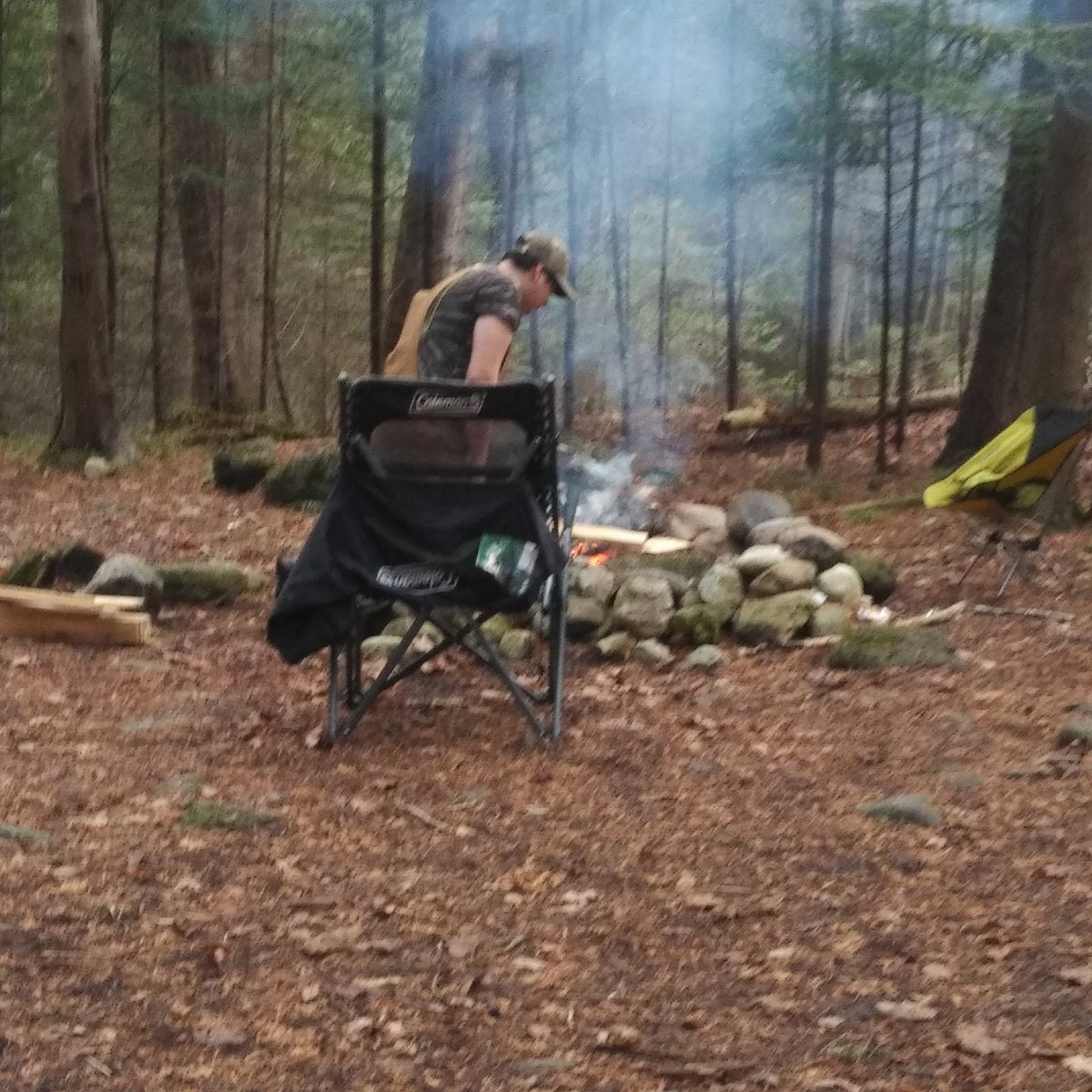 ScouterAndy's tweet image. #ScoutsCanada annual meeting today... what better place to join in from than fall Troop/Company camp.