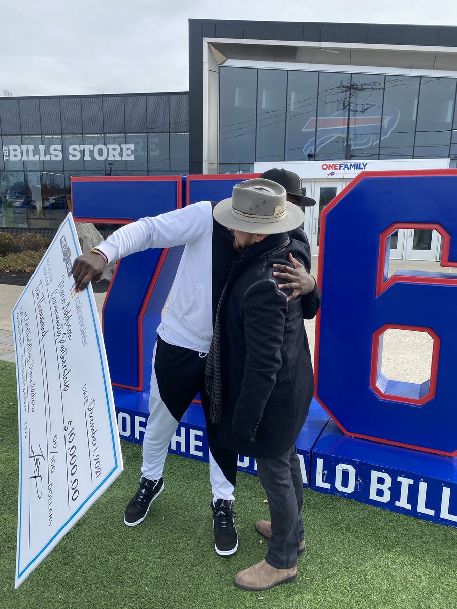Raiinmaker (@raiinmakerapp) on Twitter photo Another one for the books! It's #TouchDownThanksgiving and #NoOffSeason for the gift of giving! $10,000 was raised for <a href="/BuffaloBills/">Buffalo Bills</a> <a href="/HIT_STIQ4/">Mario Addison</a>’s foundation in the <a href="/GlobalFieldDay/">Global Field Day</a> #Challenge. #Rainmakerapp CEO, <a href="/commodorgonzo/">J.D. Seraphine</a> & <a href="/juliehansson/">Julie Hansson</a> join Mario in this photo. #MakeitRaiin Another one for the books! It's #TouchDownThanksgiving and #NoOffSeason for the gift of giving! $10,000 was raised for <a href="/BuffaloBills/">Buffalo Bills</a> <a href="/HIT_STIQ4/">Mario Addison</a>’s foundation in the <a href="/GlobalFieldDay/">Global Field Day</a> #Challenge. #Rainmakerapp CEO, <a href="/commodorgonzo/">J.D. Seraphine</a> & <a href="/juliehansson/">Julie Hansson</a> join Mario in this photo. #MakeitRaiin
