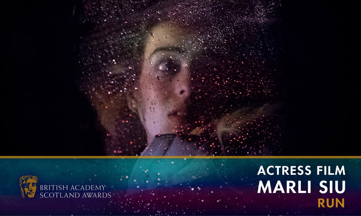 You better RUN to congratulate her! Marli Siu takes home the #BAFTAScot21 award for ACTRESS FILM with her performance as Kelly in Run 🎭👏