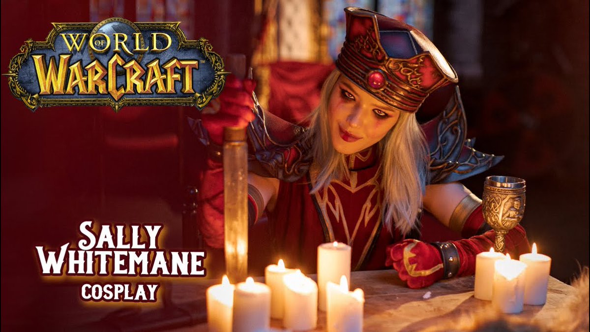 Sally Whitemane’s full video cosplay is already on my YouTube channel! 
 
Hit the link and enjoy: 
🔥 youtu.be/MOQcc5RBym4 🔥
 
#worldofwarcraft #bloodelf #blizzard #hearthstone #warcraft #cosplay