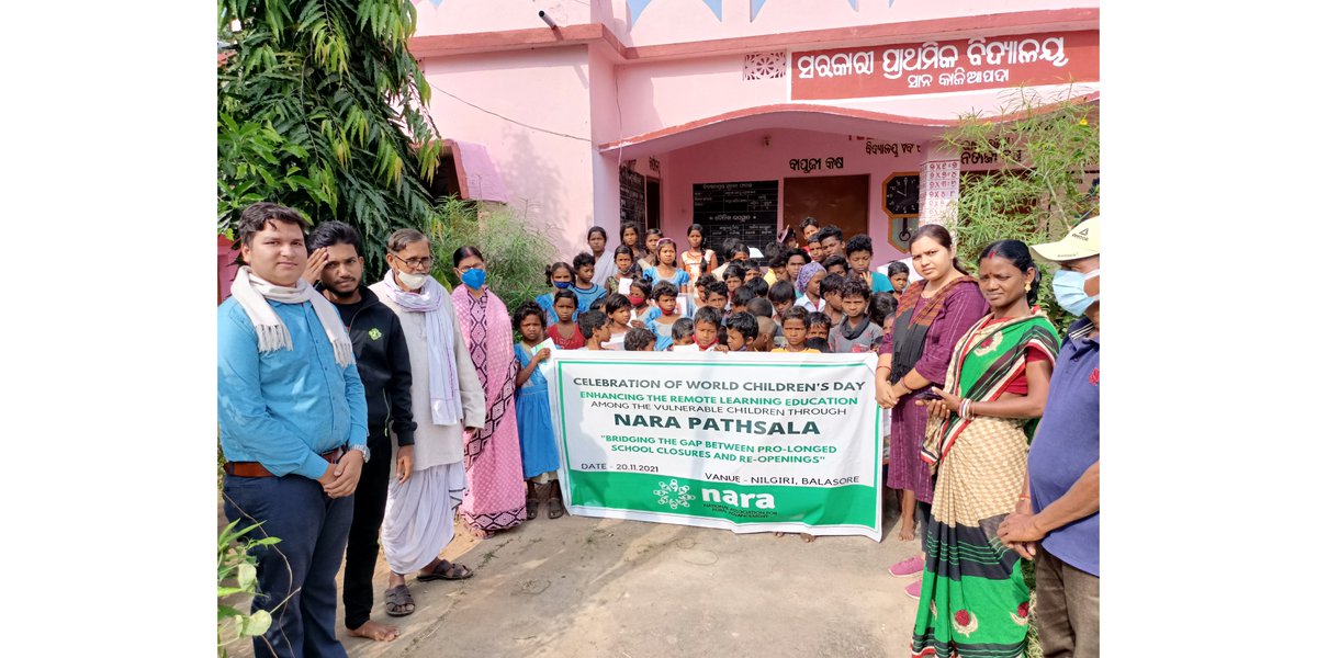 naraindia_'s tweet photo. On the auspicious day of #WorldChildrensDay , @naraindia_ (National Association for Rural Advancement) celebrate the #WorldChildrensDay2021 in the #Machua Panchayat of the #Nilgiri Block in the #Balasore District.
@Wipro
@CARE
@UNICEFIndia
@EduMinOfIndia
@SMEOdisha https://t.co/QB1OsShCO8