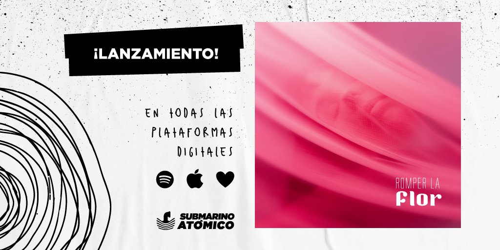 submarinoatomic's tweet photo. 🔥Lanzamientos Submarinos🔥
⚡️ Pablo Juárez Levar🎶 #Madera
⚡️ Gran Desorden 🎶 #Episodio2Resurreccion
⚡️ El Exilio 🎶 #ElExilio
⚡️ Agustina Prieto 🎶 #RomperLaFlor
Ya están disponibles en todas las plataformas digitales. Escuchamos tu música, te escuchamos a vos. https://t.co/lCl0gU3p7s
