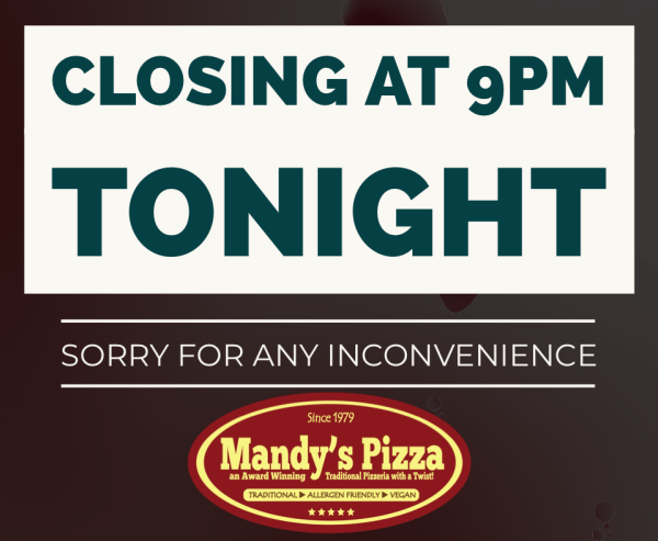 mandyspizza's tweet photo. It’s Light Up Night

Saturday, November 20th, we’ll be closing at 9pm. 

Pittsburghs Award Winning Pizza https://t.co/GM5WIzkQuq