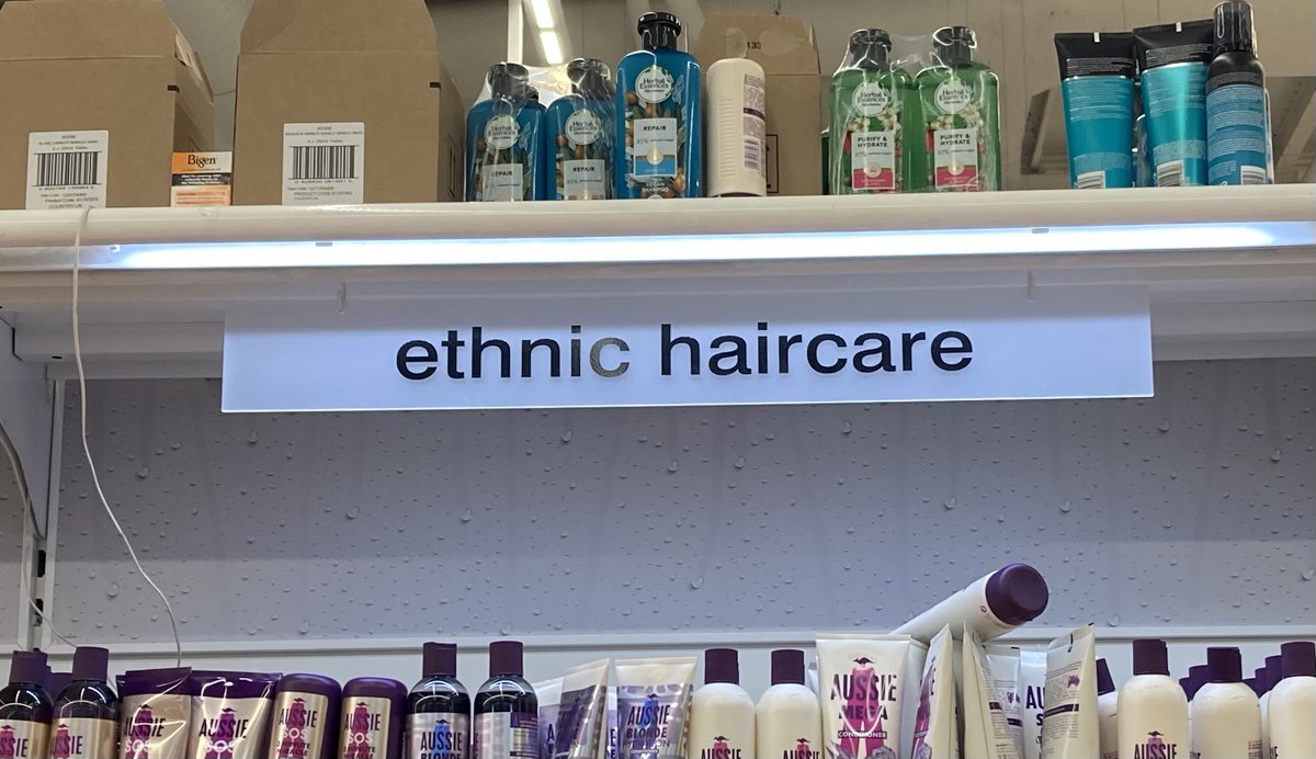 Since all humans have an ethnicity, I just wondered <a href="/asda/">Asda</a> who is this hair care for?