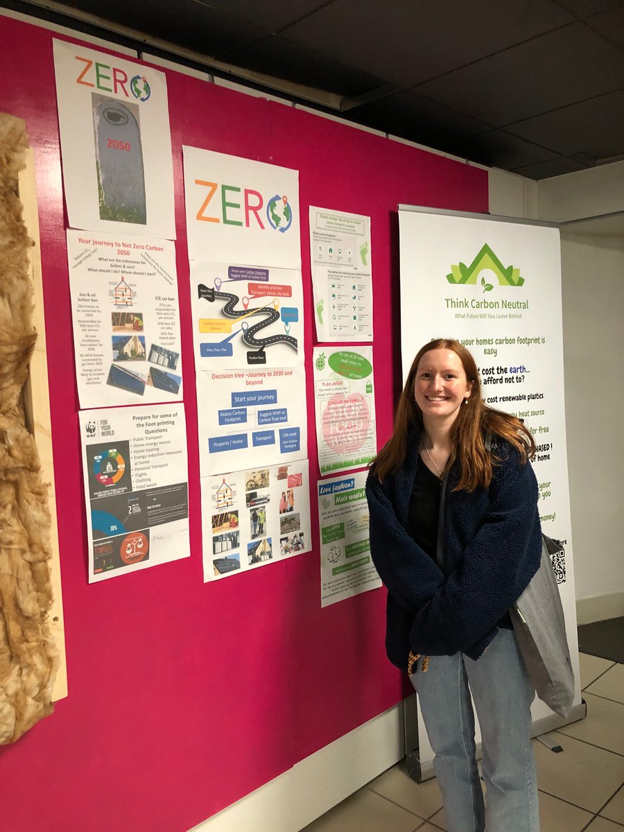 CES_Surrey's tweet photo. Today @ZeroGuildford had their grand opening! @Zoe_M_Harris gave a presentation on urban agriculture and our MSc student @kaatysmith1 made some fantastic posters! Great to see @CES_Surrey supporting the local community! #sustainable #community @UniOfSurrey https://t.co/EWVaMd1VYX