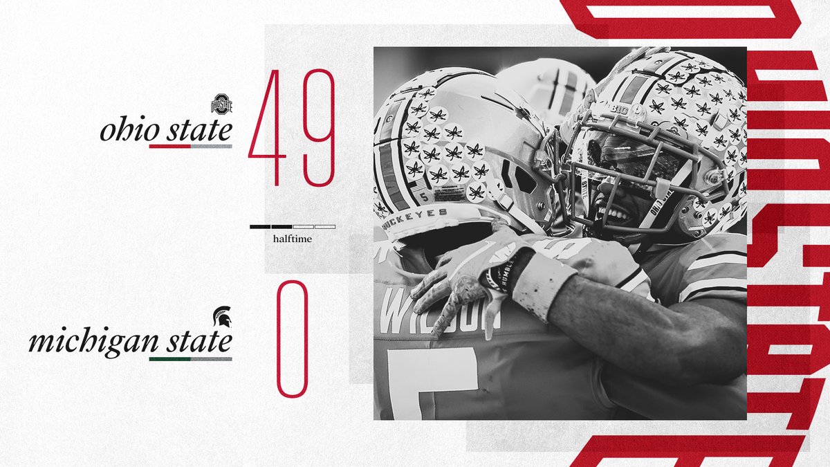 OhioStateFB's tweet photo. We have scored a lot and they have not. 

#GoBucks https://t.co/hWtN2udBzM