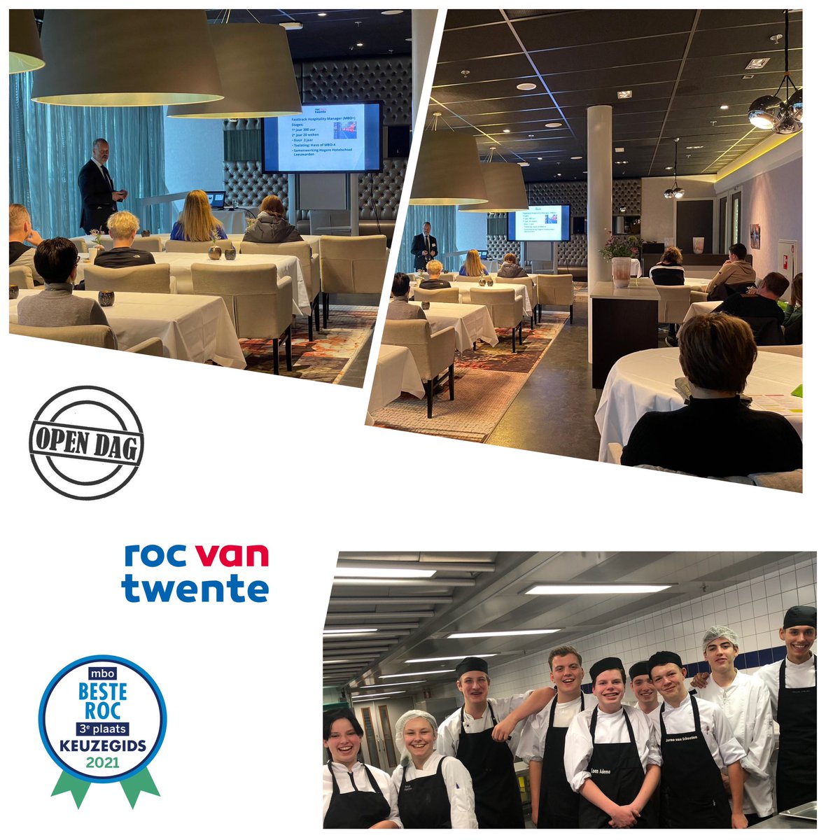 Succesvolle open dag bij onze afdelingen horeca. Wil je alle informatie van onze opleidingen nog eens nalezen? 👉 zie link in de bio. Wil je een dag meelopen? Meld je dan aan voor een meeloopdag. De volgende open dag is 28 januari van 16.00 tot 21.00 uur. #rocvt #opendagen