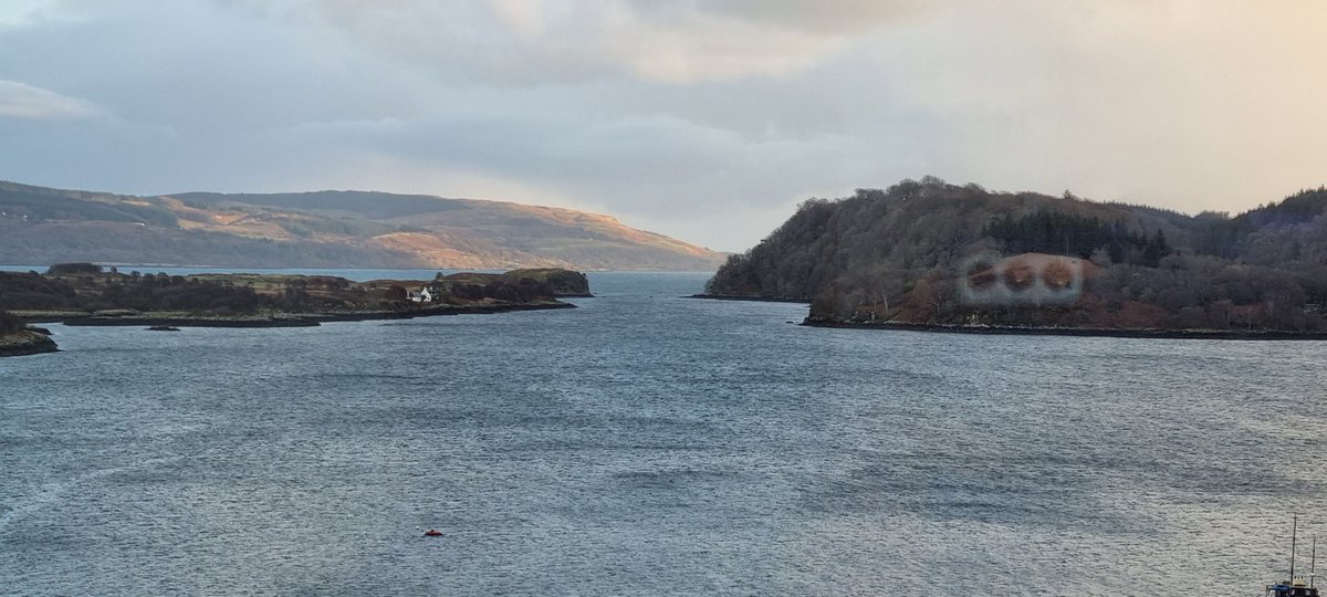 View from hotel in Tobermory on the Isle of Mull.