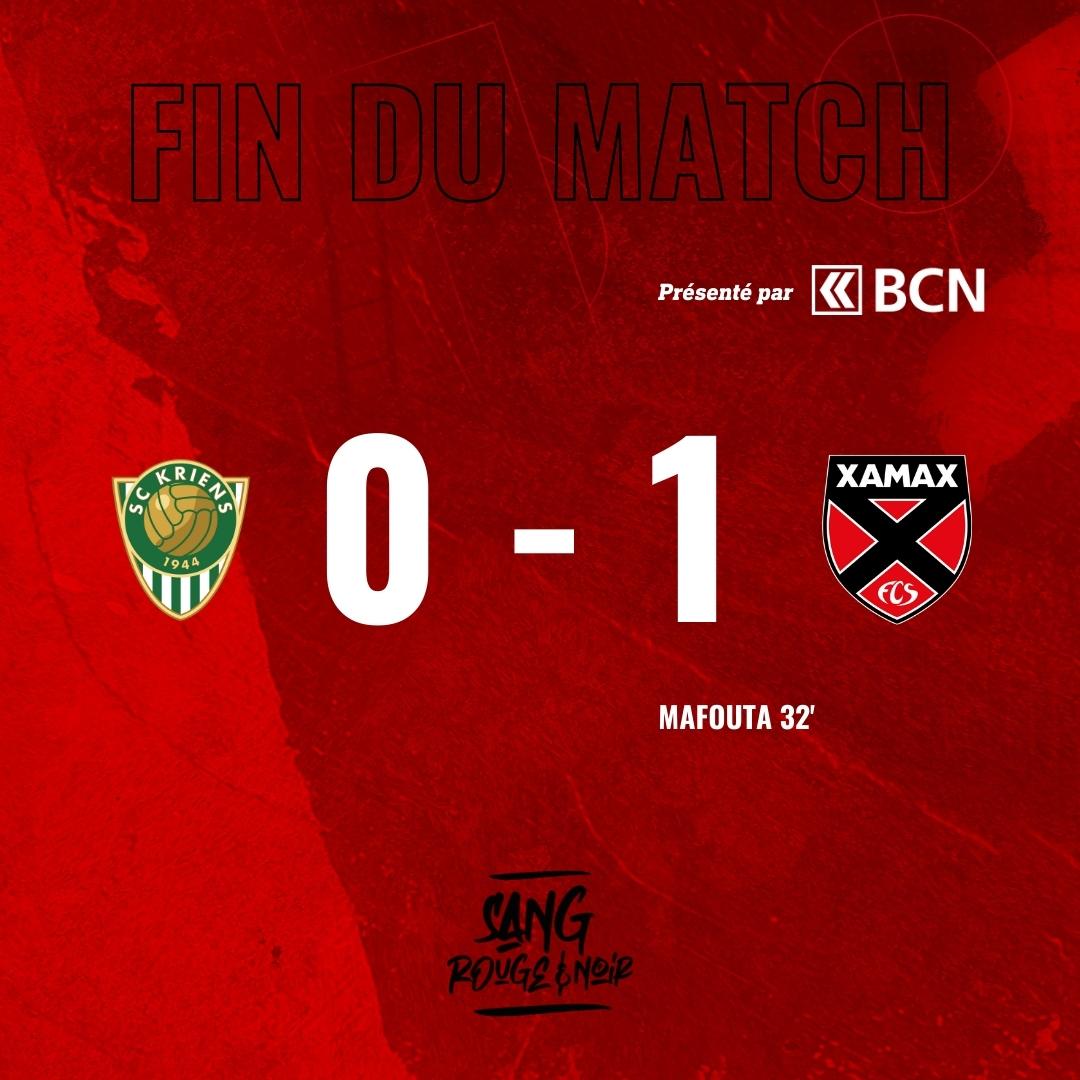 XamaxFCS's tweet photo. Victoire de Neuchâtel Xamax ! Les "Rouge & Noir" s'imposent 0-1 à Kriens grâce à un but de Louis Mafouta 🔴⚫💪
#SCKXAM #SangRougeNoir #AllezXamax https://t.co/UEFzSxalMR