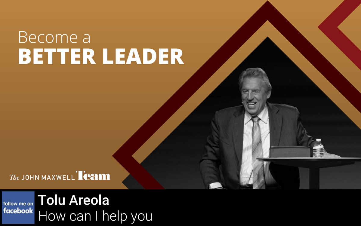If you’re ready to discover how you can become a better leader in your community, you won’t want to miss out on the opportunity to access John Maxwell’s exclusive event. Access the recording here: toluareola.leadingthebest.com/JMTEWR0001