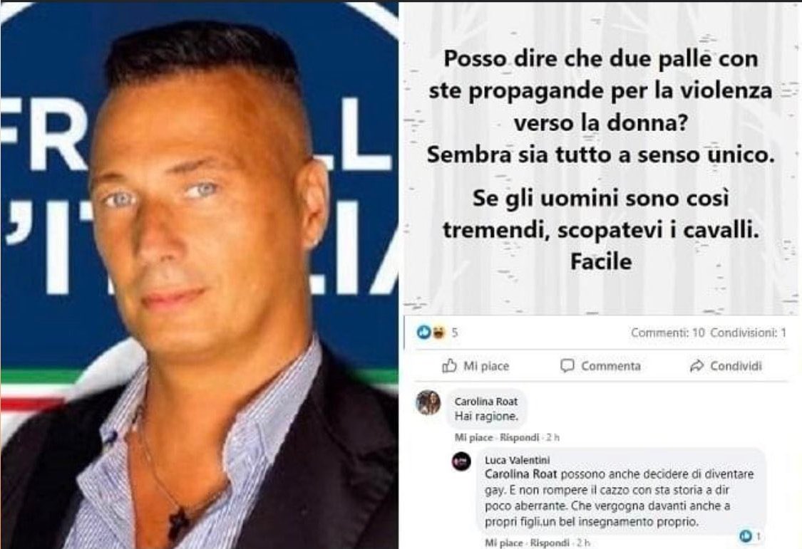 alebonfo's tweet photo. @GiorgiaMeloni @FratellidItalia Giorgie’ ma magari dovresti prima spiegarlo ai tuoi ‘patrioti’ il rispetto per le donne. Glielo puoi dire da donna, madre o cristiana va bene tutto, fai pure tu. E magari dicci anche quando espelli dal tuo partito e fai dimettere la bestia che ha detto certe schifezze??? https://t.co/ItBc9ulIuv