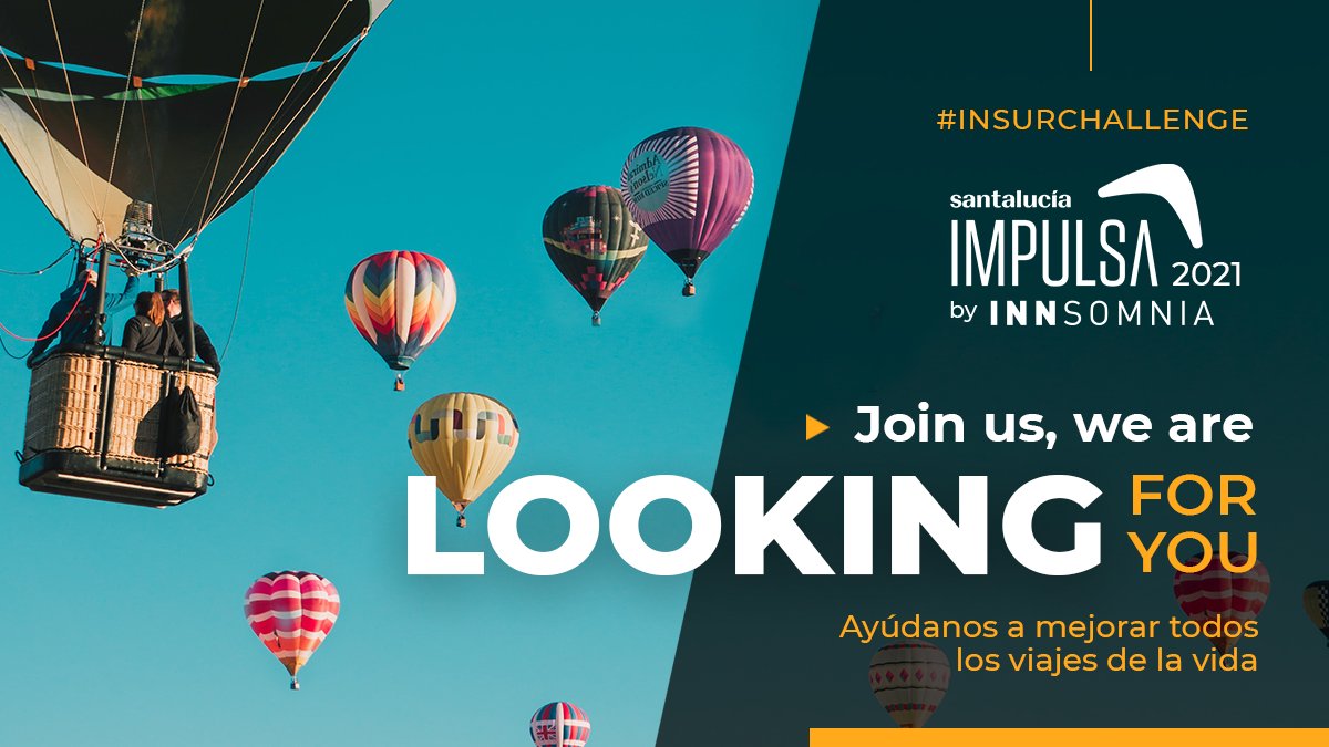 santalucia_imp's tweet photo. 📢 Atención #startups y #emprendedores:
¡Última llamada para inscribiros en los #InsurChallenges de #Traveltech y #Decesos 2.0!
No dejéis escapar la oportunidad de ayudarnos a mejorar todos los viajes de la vida 🚀.
https://t.co/CAUGZR7pIU https://t.co/qu3QA8EGZ7