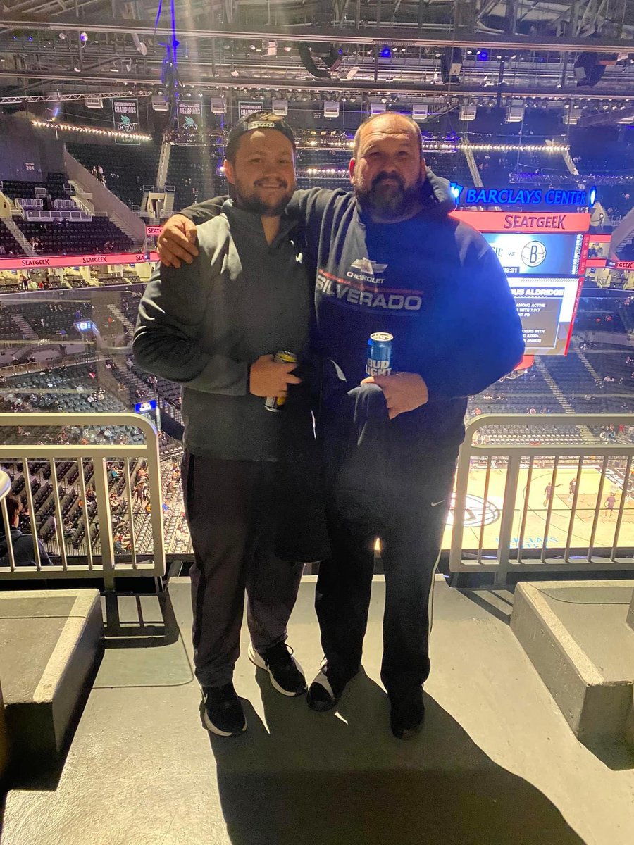 JBrezniak's tweet image. The older I get the more I look like my old man #GoNets