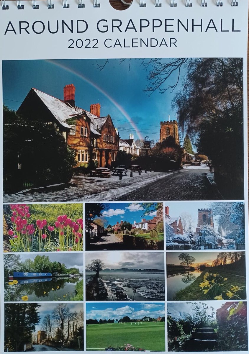 yourlocalGT's tweet photo. 2022 Around Grappenhall Calender out now!

Just £10 with the most fabulous photos of Grappenhall taken by locals. 

Available to buy in the Rams Head, as well as St Wilfred’s Church.

#grappenhall #Warrington https://t.co/MfEHP5OMNK