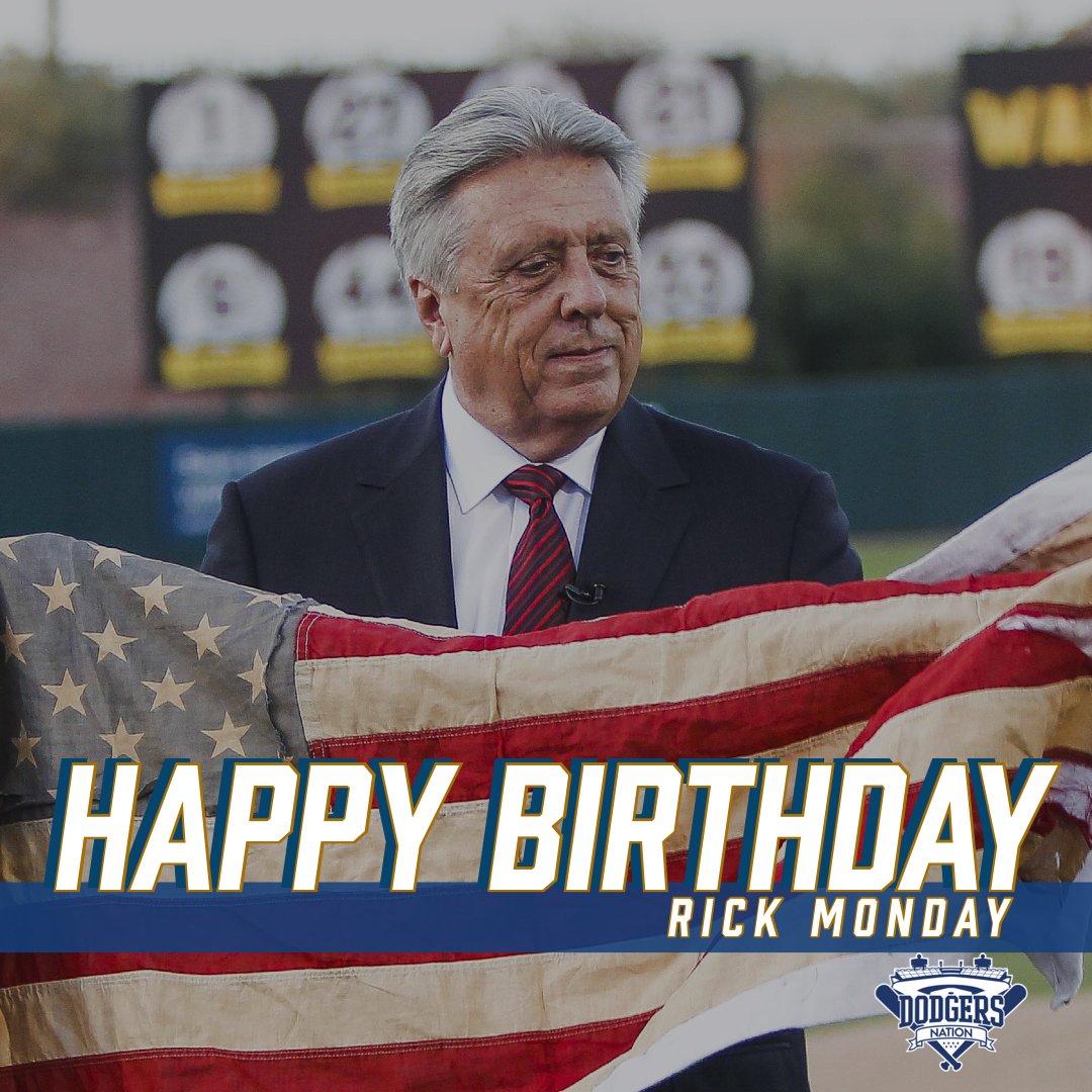 Help us wish Rick Monday a Happy 76th Birthday!     