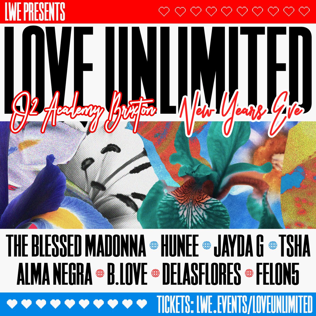 // NEWS \\

The first names have been announced for <a href="/L_W_E/">LWE</a>'s ‘Love Unlimited’ NYE party at <a href="/O2academybrix/">O2 Academy Brixton</a>

Read it here: bit.ly/30NjmSr

#iDJ #iDJMag #clubs #llive #NYE