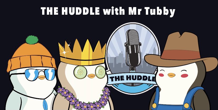 cyborg_654's tweet photo. Pengus and Pengas, tune into THE HUDDLE tmrw at 7pm UTC to welcome with me and @0xDarth the one and only pudge @tubbyfat, co-founder of the @Pudgy_Penguins: https://t.co/3d4D2WQIYE 🐧🐧🎙🐧 https://t.co/iMTxVBZp9D