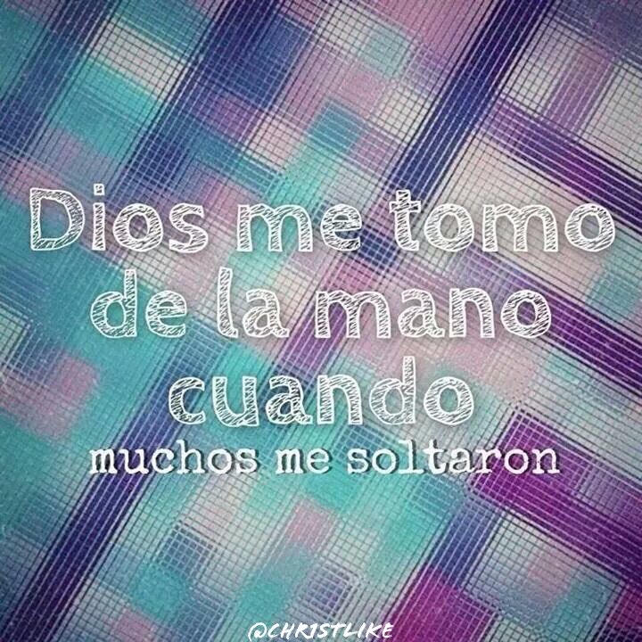 Chr1stlike's tweet image. #God took my hand when many let me go.