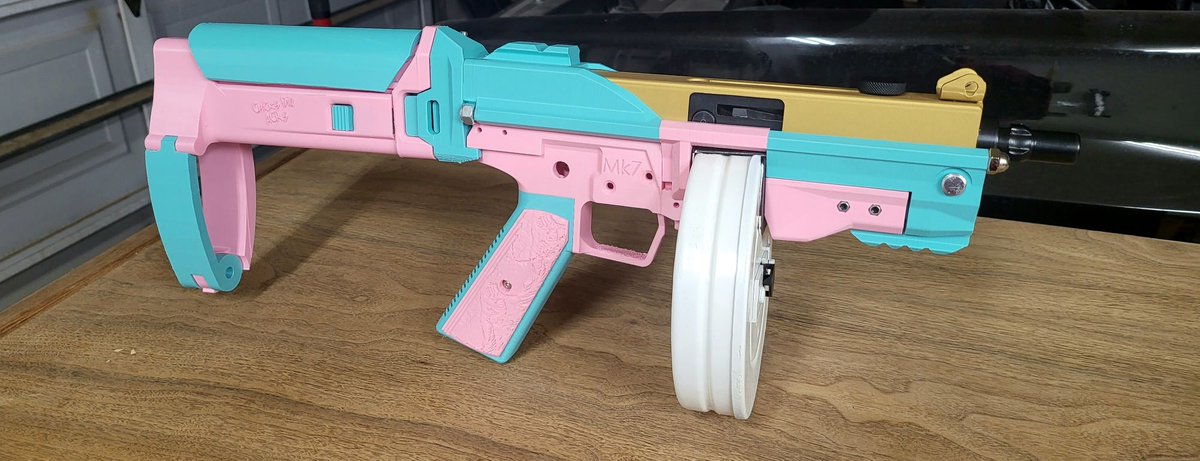 awcy_arms's tweet photo. An amazing print from the ACR Open beta. Great choice of colors. 
#ACR #Sumac #m11 #VMAC9 #Cobray #3dPrinting #Suomi @other_sig https://t.co/t35qZNACNw