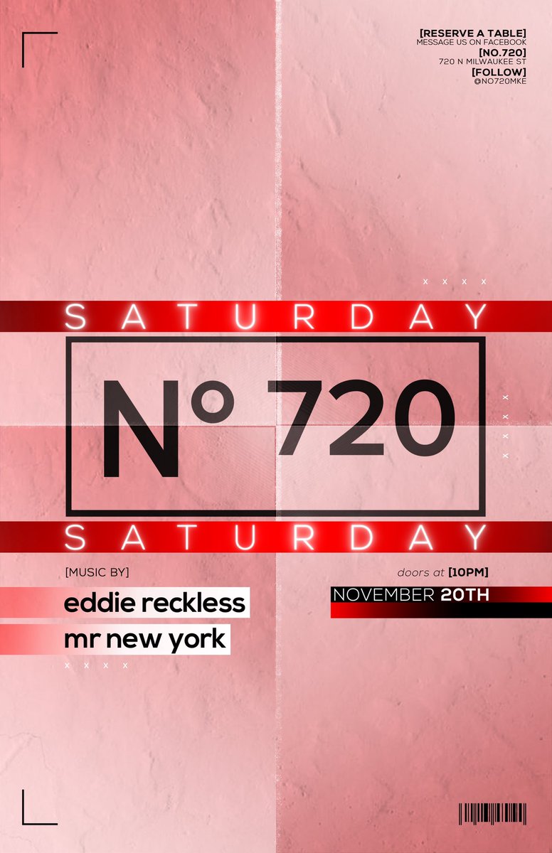 No720Milwaukee's tweet photo. Sold out Saturday featuring music from two of Milwaukees hottest DJs. &amp; special guests tonight . Doors open at 10pm sharp https://t.co/HuK9RLS3WW