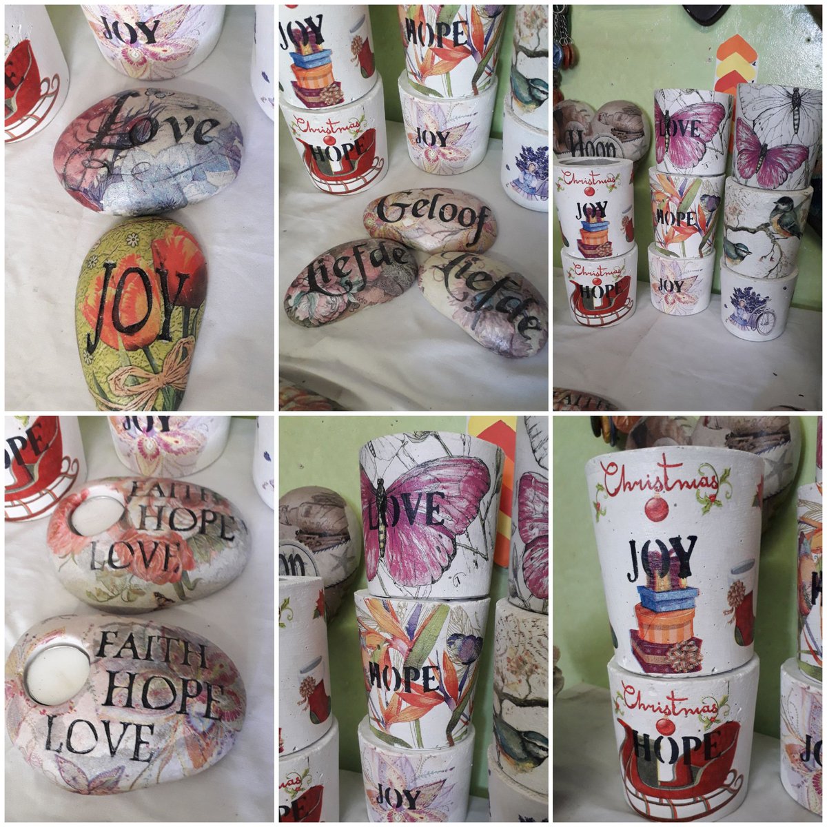 ZaffysC's tweet photo. Handmade garden/home cement decor..Ideal as a gift or adding that touch of brightness to your indoor or outdoor space😊🌿.....WhatsApp 0799592626 if interested...
We are close for new orders for 2021..But message for available stock.#handmade #handmadegifts #creative #gardendecor https://t.co/4ySDrrbjjF