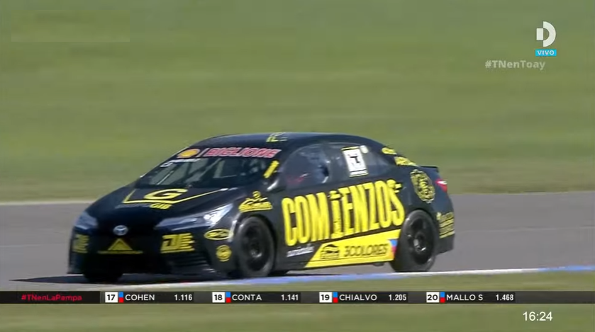 • <a href="/MerloJavi/">Javier Merlo</a>, sin succión mediante, logra la pole position con 1m21s686

#TNenLaPampa