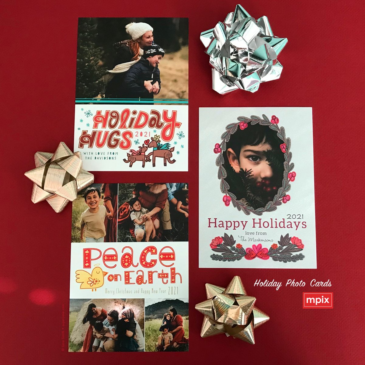 SuperJaneArtist's tweet photo. I'm tickled peppermint pink to share my NEW #holiday #photocards with @mpix! Shop em' by searching "super jane" at https://t.co/kmriC5OVvJ! Ho, ho, ho!β€οΈπβ€οΈπΒ©οΈ Jane Smith #holidaycards #christmascards #customphotocards #personalizedcards #winterholidays #christmas #familyphotos https://t.co/MKLyuIqqcL