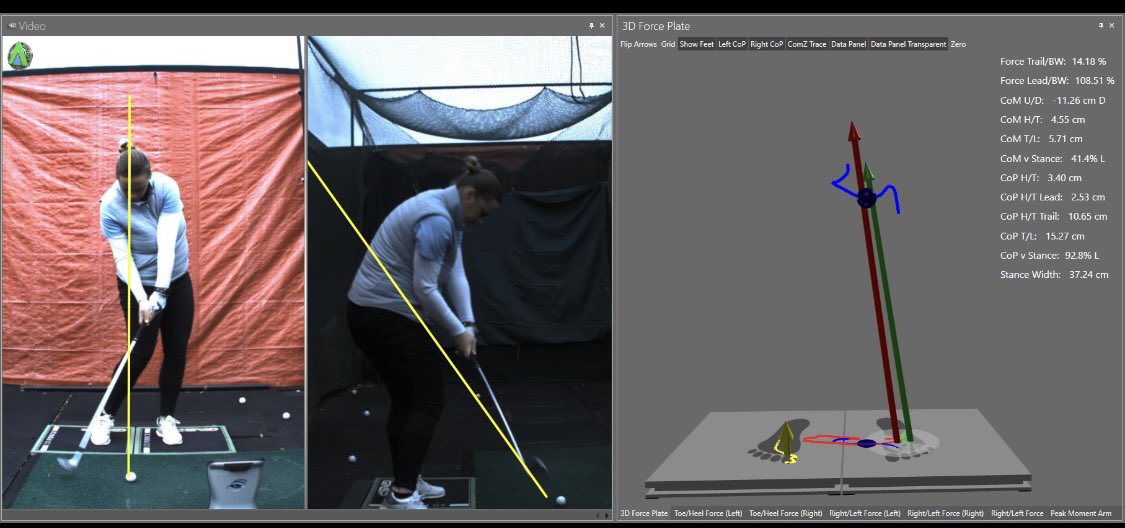 mariapro86's tweet photo. Great session with @AlexSaary , worked for the first time with 3D force plates and found 15 extra yards with my wedges, a total transformation! It’s added that little extra yardage through the bag too! 💪👍⛳️🏌️♀️ #subtlechanges #alwayslearning #golf https://t.co/fD48C3I2bu
