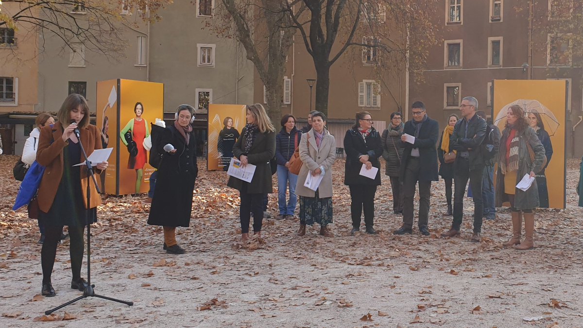 👩‍🔬Lors de l'inauguration de l'exposition #science_XXelles, @desprez64 a rappelé la place des femmes dans les sciences du numérique et évoqué les mathématiciennes et informaticiennes d'hier et d'aujourd'hui.

📸Exposition à découvrir au Jardin de Ville de #Grenoble jusqu’au 5/12.