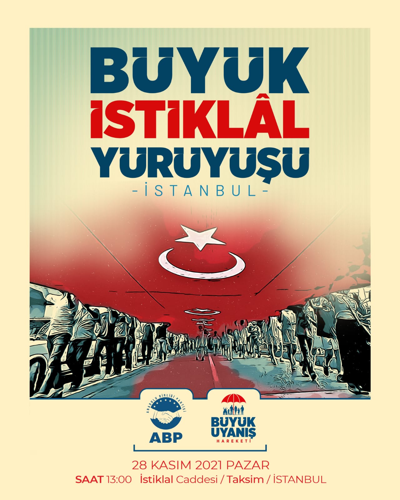 buyuk uyanis hareketi on twitter milletimizi maddi manevi etkileyen bu kuresel yalana karsi tepkimizi gostermek icin 28 kasim pazar saat 13 00 cocuklarimiz icin yuruyoruz buyuksifirliyorlar https t co dqn8jppoil twitter