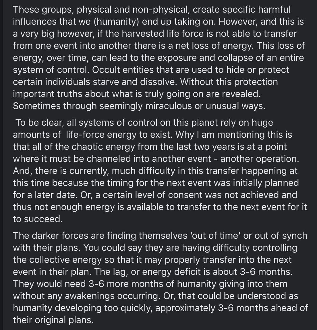 mysticinthemoon's tweet photo. Energy Read:

The Controlled Demolition of Society and the Transference of Occult Energy Through Controlled Events. https://t.co/6tdCDTCMie