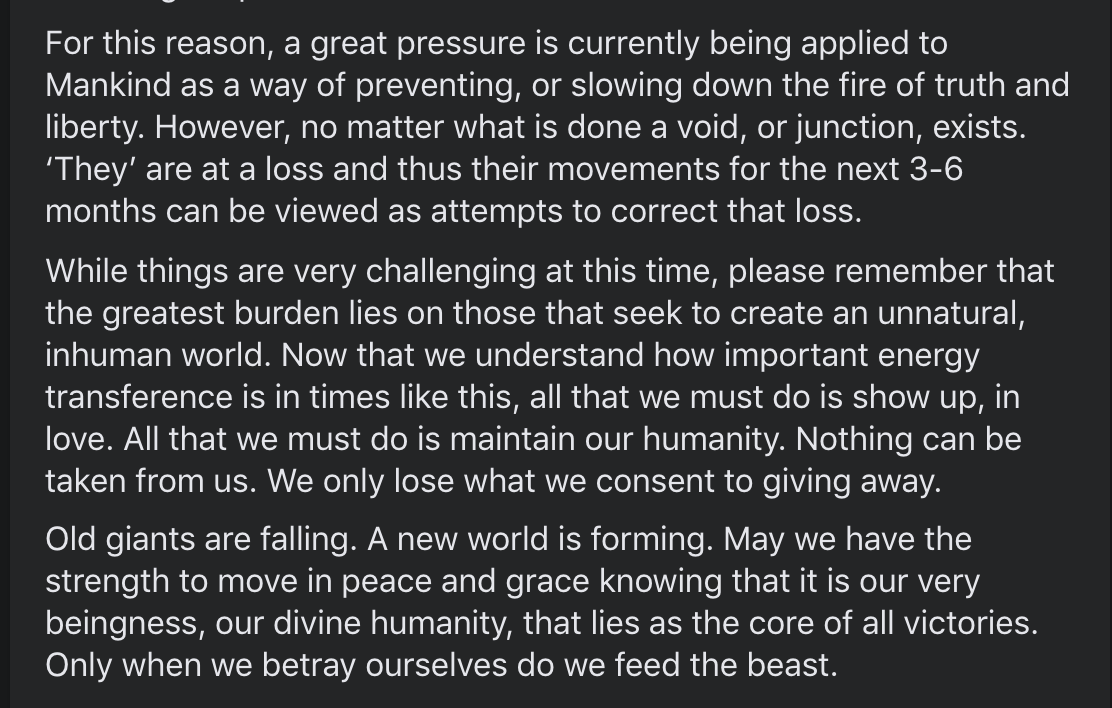mysticinthemoon's tweet photo. Energy Read:

The Controlled Demolition of Society and the Transference of Occult Energy Through Controlled Events. https://t.co/6tdCDTCMie