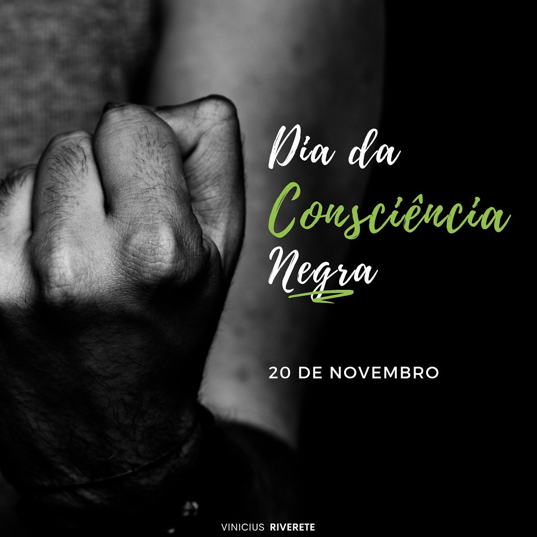 viniciusriveret's tweet photo. 20/11 - DIA DA CONSCIÊNCIA NEGRA 

Dia e momento para reflexão. O racismo infelizmente ainda existe, por isso devemos nos conscientizar, buscar entender a história e lutar por uma sociedade mais justa e igualitária!

#diadaconsciêncianegra #consciêncianegra #vidasnegrasimportam https://t.co/LVBaFQgdUU